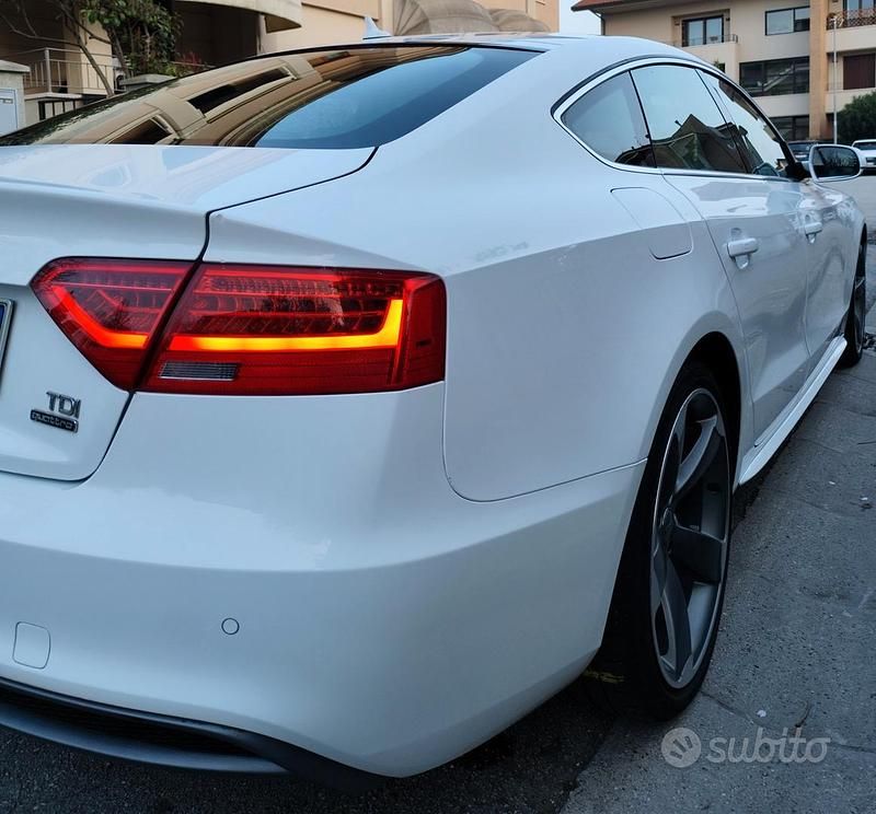 Usata Audi A5 S-Line 190 CV (139 kW) 2016 Bianco Coupé