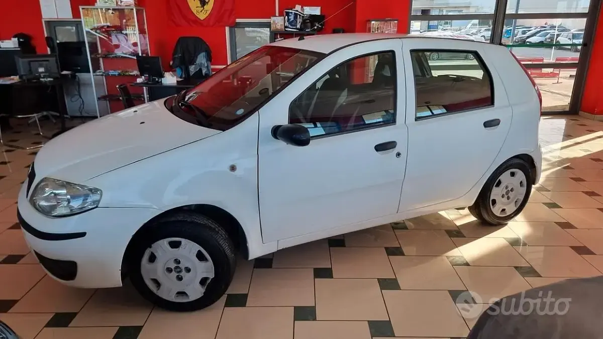 Usata Fiat Punto Active 60 CV (44 kW) 2006 Bianco Utilitaria
