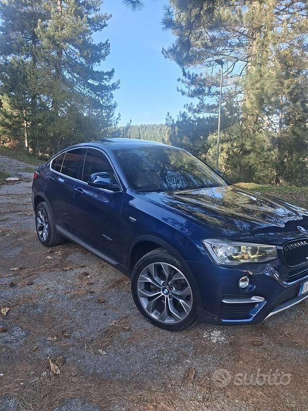 Usata BMW X4 258 CV (189 kW) 2015 Blu SUV