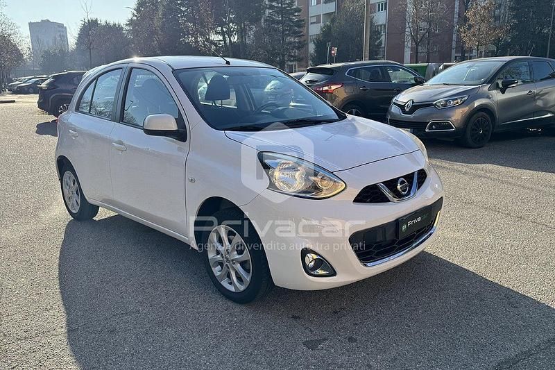 Usata Nissan Micra Acenta 80 CV (58 kW) 2016 Bianco Berlina