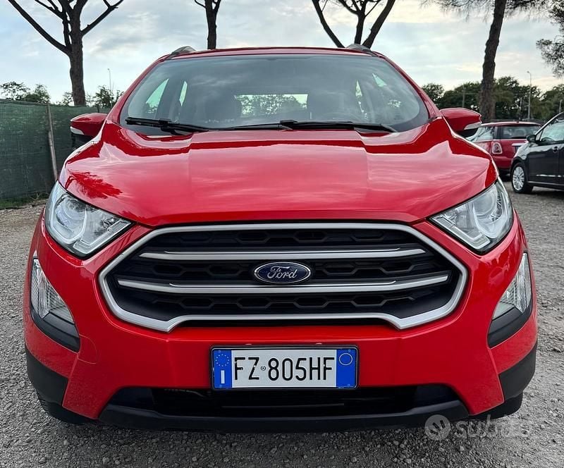 Usata Ford Ecosport 100 CV (73 kW) 2019 Rosso SUV