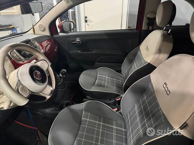 Usata Fiat 500C Lounge 69 CV (50 kW) 2017 Rosso Cabrio