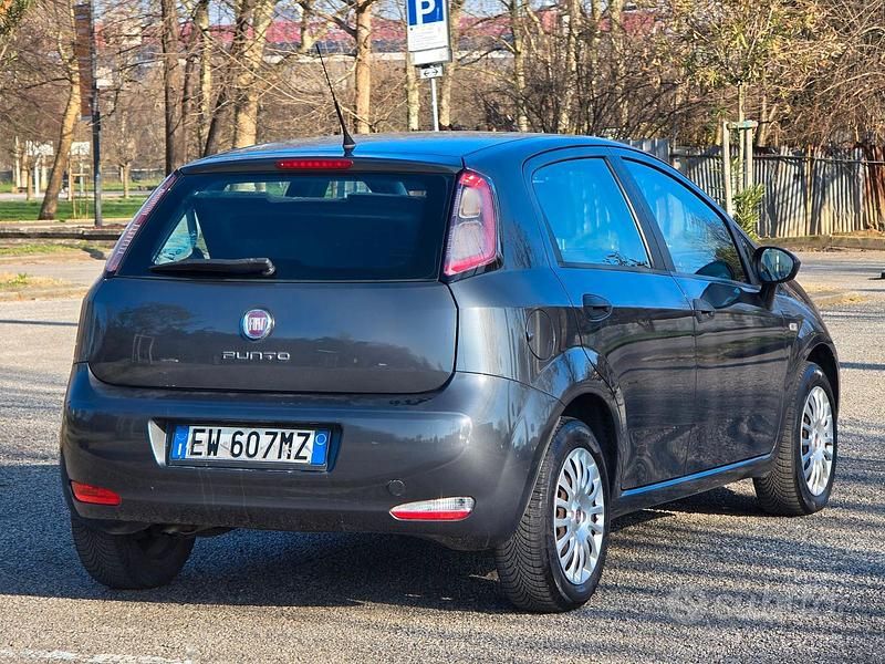 Usata Fiat Punto Lounge 75 CV (55 kW) 2014 Grigio Utilitaria