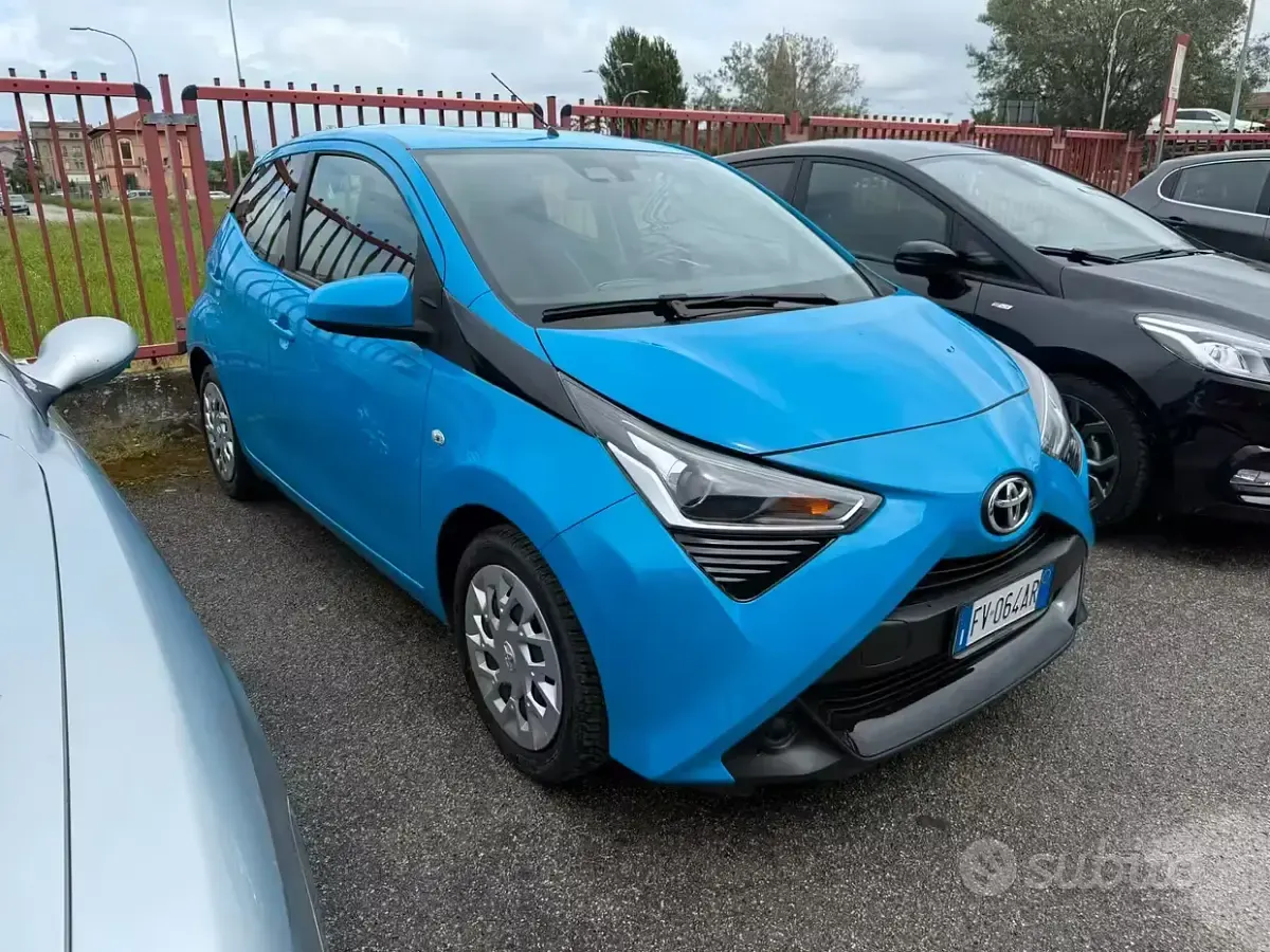 Begagnad Toyota Aygo Cool 72 HK (52 kW) 2019 Blå Halvkombi