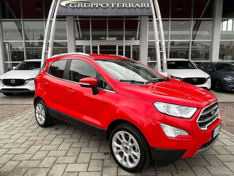 Rosso Usata 2021 Ford Ecosport Titanium SUV | 13.900 € (Buon prezzo) - Immagine 1/4