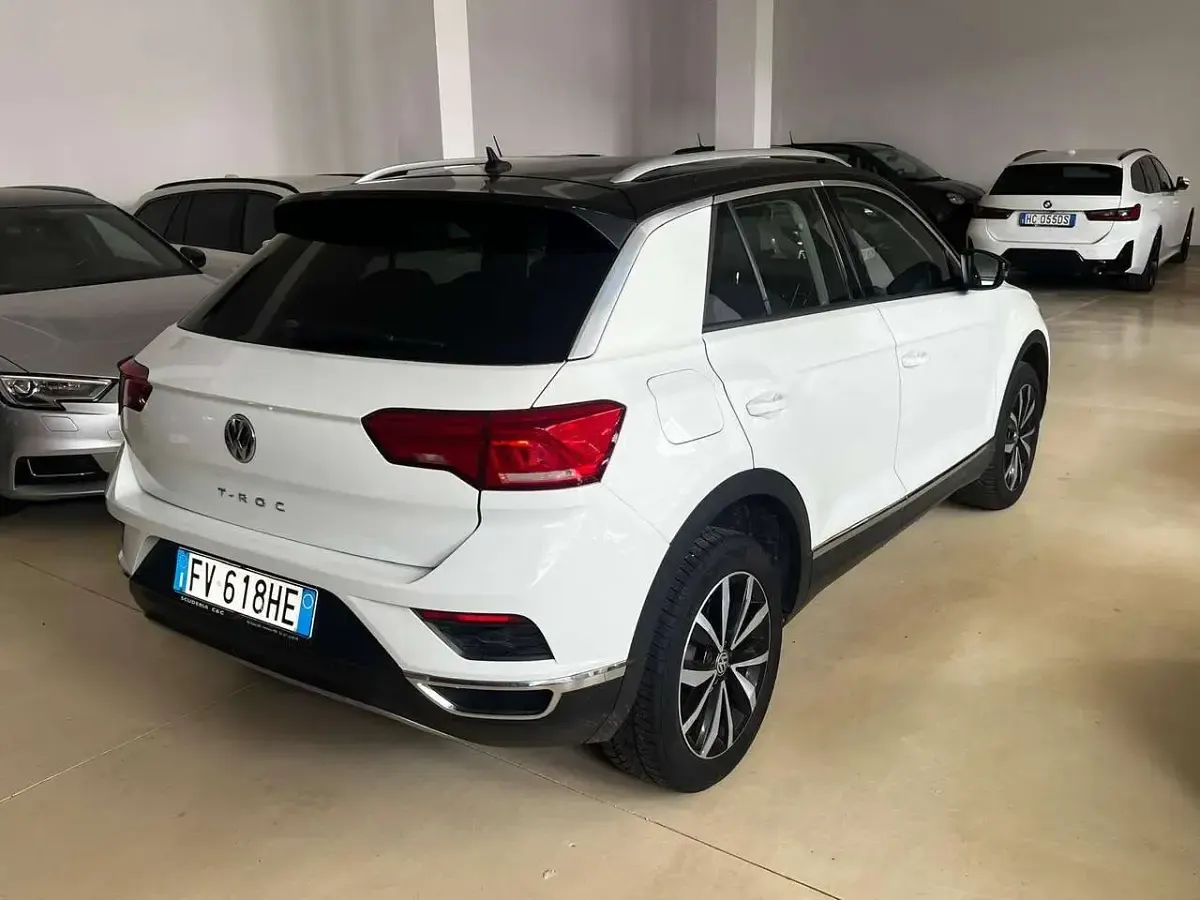 Usata VW T-Roc Style 116 CV (85 kW) 2019 Bianco SUV