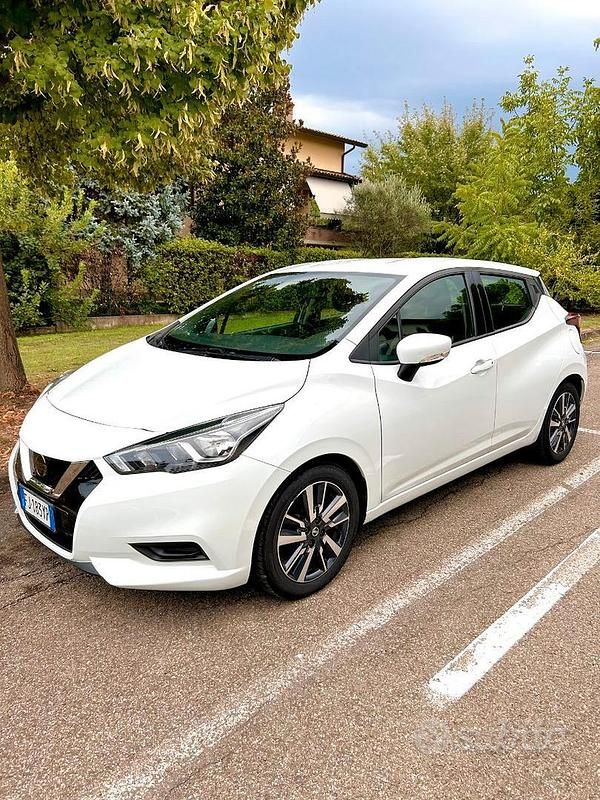 Usata Nissan Micra Acenta 90 CV (66 kW) 2017 Bianco Utilitaria