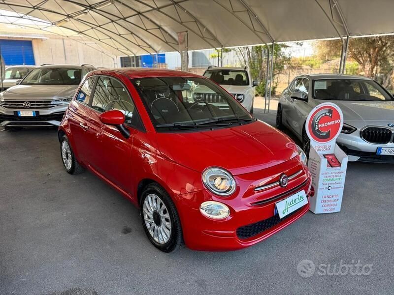 Usata Fiat 500 Lounge 70 CV (51 kW) 2021 Rosso Berlina