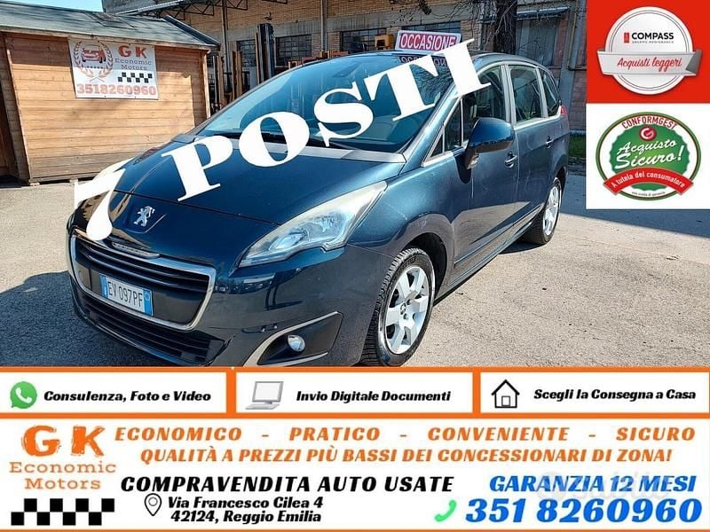 Blu Usata 2014 Peugeot 5008 Business-Line Monovolume | 6990 € (Buon prezzo) - Immagine 1/4