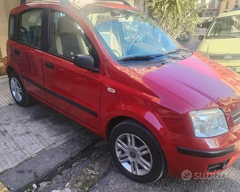 Usata Fiat Panda 2008 Rosso Utilitaria