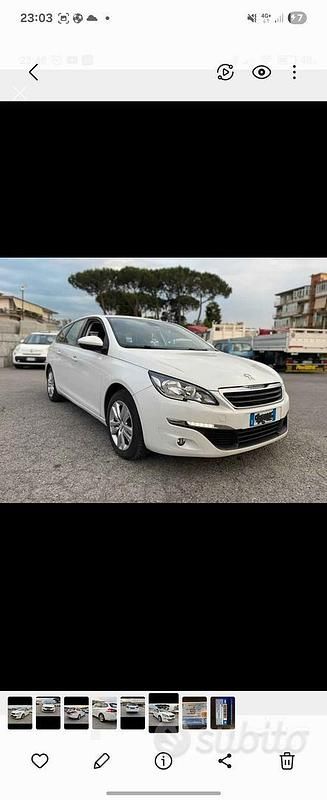 Usata Peugeot 308 SW 2016 Bianco Station wagon