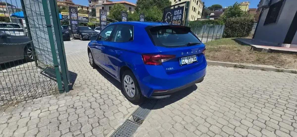 Usata Skoda Fabia Style 80 CV (58 kW) 2022 Blu/azzurro Utilitaria