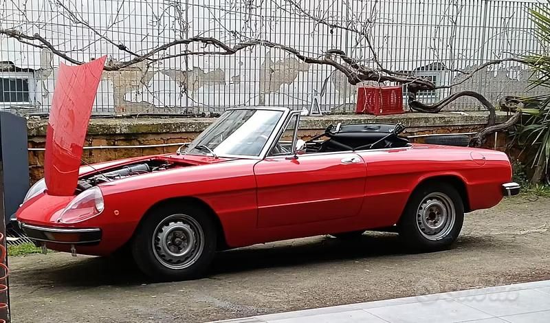 Usata Alfa Romeo Spider Veloce 1970 Rosso Cabrio