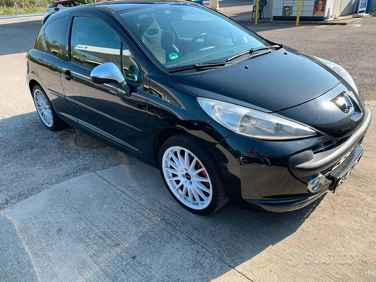 Usata Peugeot 207 RC 175 CV (128 kW) 2009 Nero Berlina