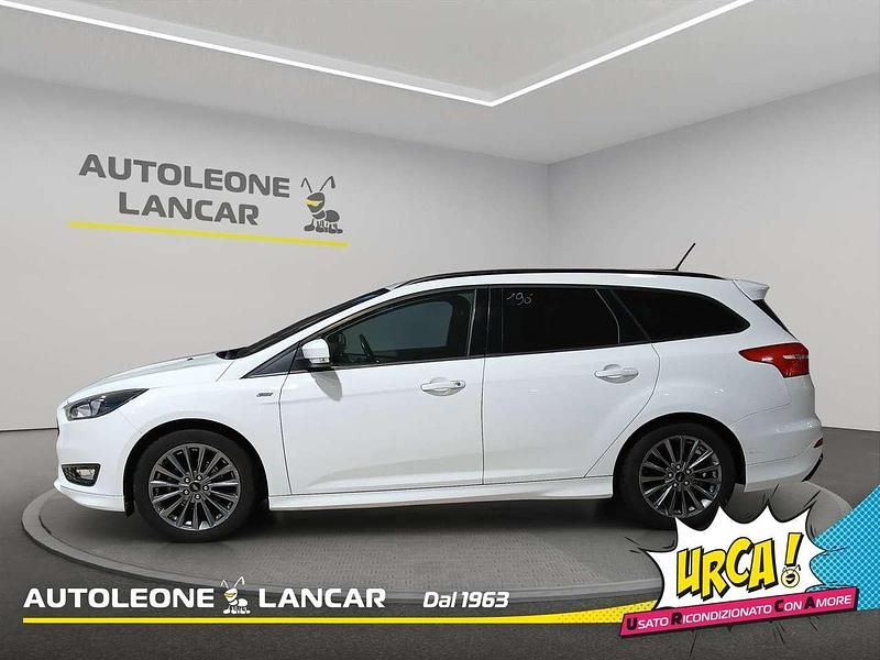Usata Ford Focus ST-Line 120 CV (88 kW) 2017 Bianco Station wagon