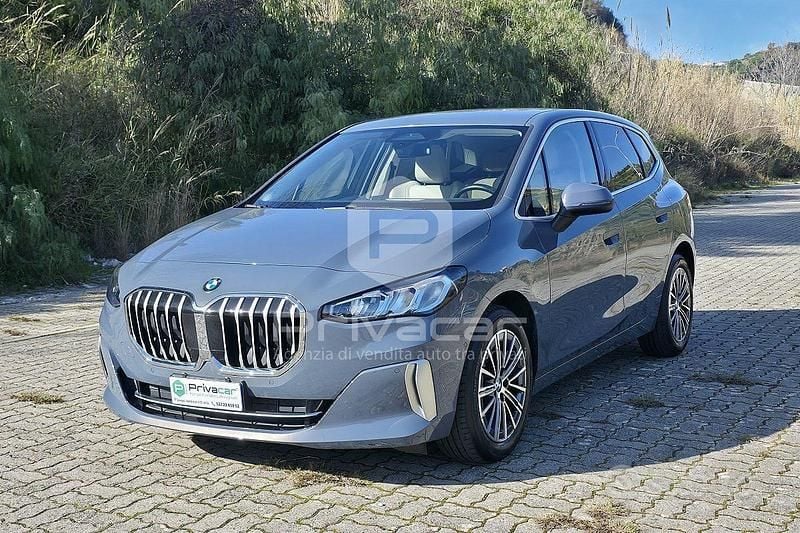 Usata BMW 218 Active Tourer Luxury Line 136 CV (100 kW) 2022 Grigio Monovolume