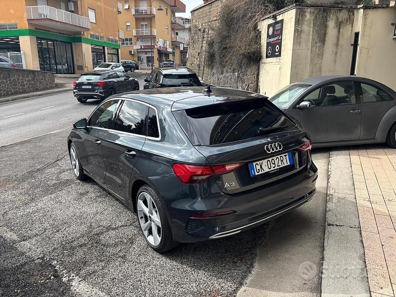 Usata Audi A3 Advanced 150 CV (110 kW) 2022 Grigio Berlina