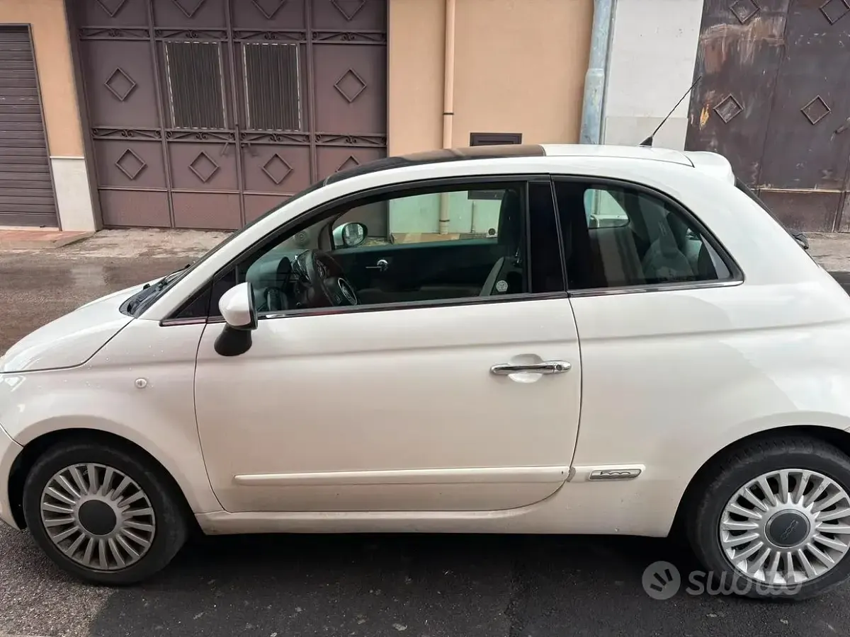 Usata Fiat 500 95 CV (69 kW) 2011 Bianco Berlina