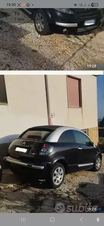 Usata Citroën C3 2009 Nero Cabrio