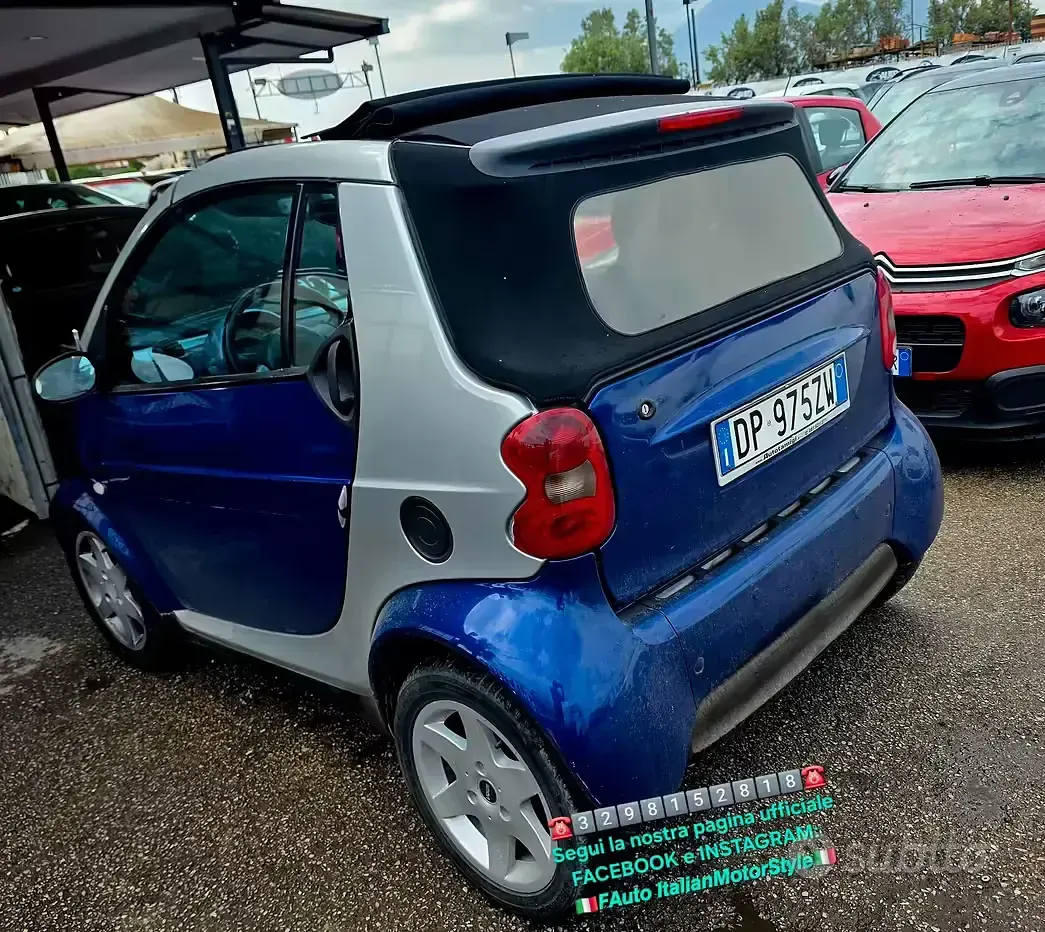 Begagnad Smart ForTwo Cabrio 61 HK (44 kW) 2008 Blå Cab