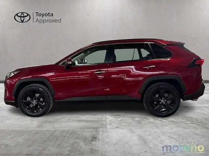 Usata Toyota RAV4 Hybrid Lounge 178 CV (130 kW) 2019 Rosso SUV
