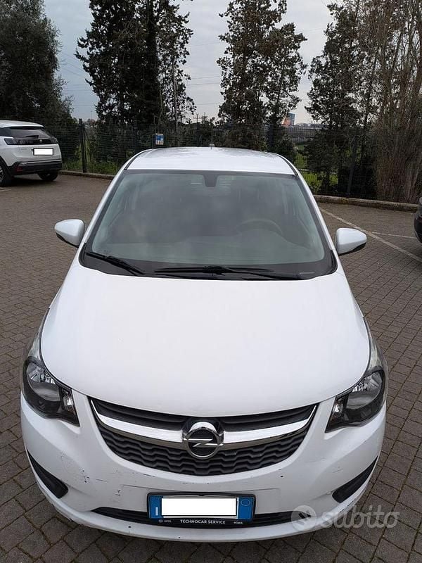 Usata Opel Karl 73 CV (53 kW) 2017 Bianco Utilitaria