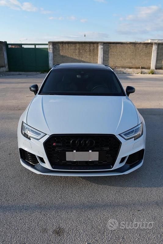 Usata Audi RS3 400 CV (294 kW) 2018 Bianco Berlina