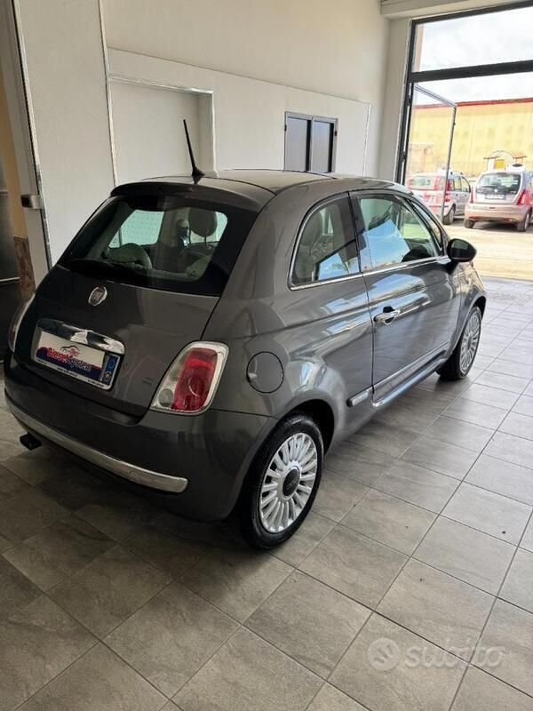 Usata Fiat 500 Lounge 69 CV (50 kW) 2012 Grigio Utilitaria