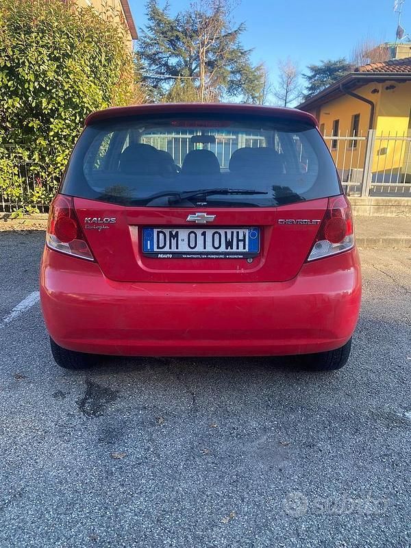 Usata Chevrolet Kalos 2008 Rosso Berlina