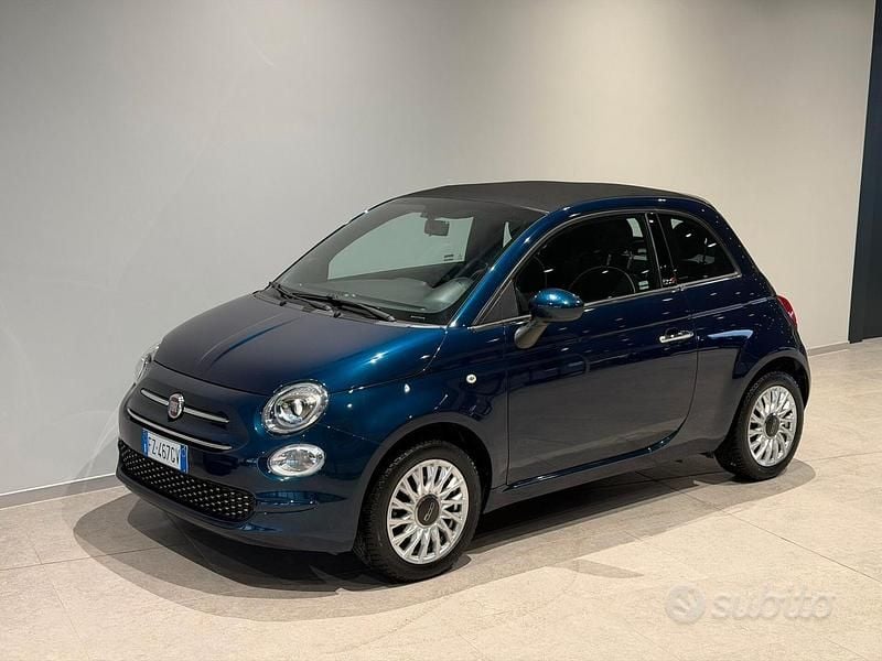 Usata Fiat 500C Lounge 69 CV (50 kW) 2019 Blu Cabrio