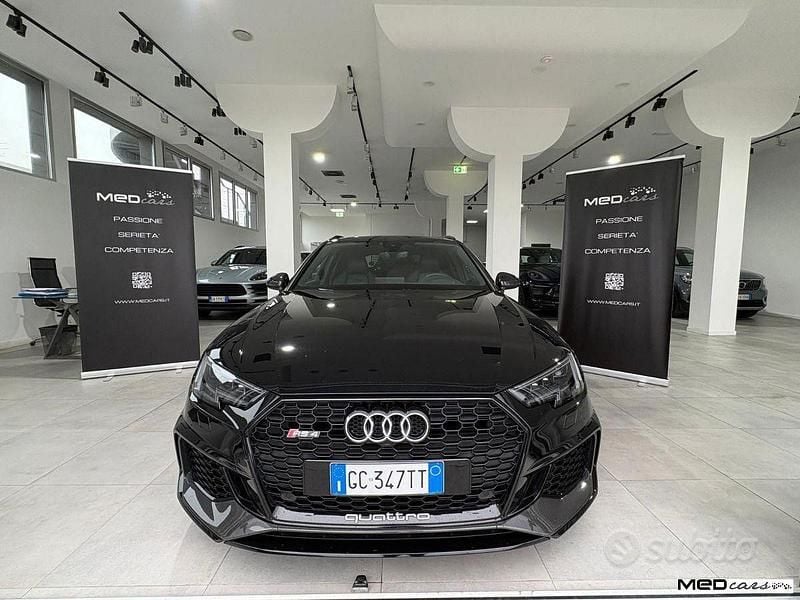 Usata Audi RS4 Ambiente 450 CV (330 kW) 2018 Nero Station wagon
