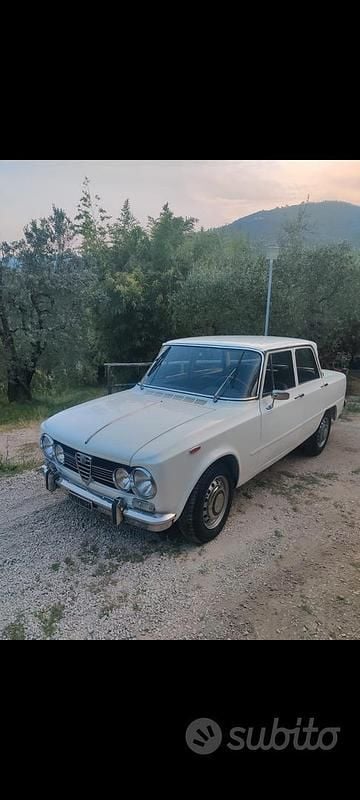 Usata Alfa Romeo Giulia Super 1970 Bianco Berlina