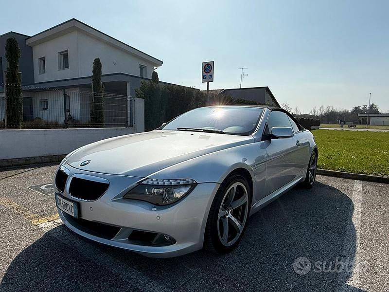 Usata BMW 635 Cabriolet 286 CV (210 kW) 2008 Grigio Cabrio