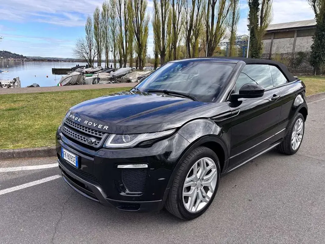 Usata Land Rover Range Rover evoque Dynamic 150 CV (110 kW) 2017 Nero Cabrio