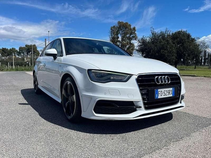 Usata Audi A3 S-Line 110 CV (80 kW) 2016 Bianco Berlina