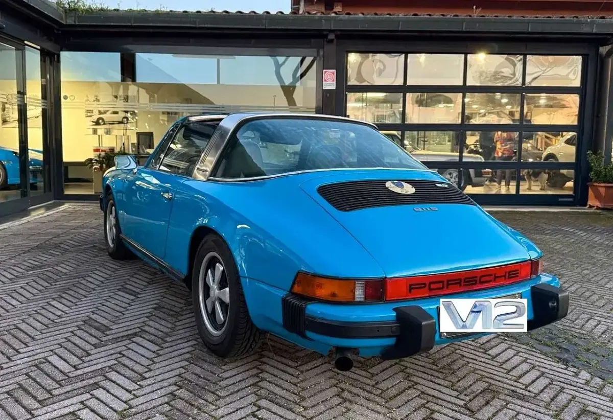 Usata Porsche 911 175 CV (128 kW) 1974 Blue mexico Cabrio