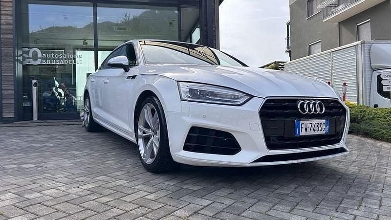 Usata Audi A5 Business 150 CV (110 kW) 2017 Bianco Coupé
