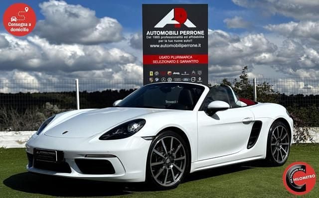 Usata Porsche 718 Spyder 300 CV (220 kW) 2022 Bianco Cabrio