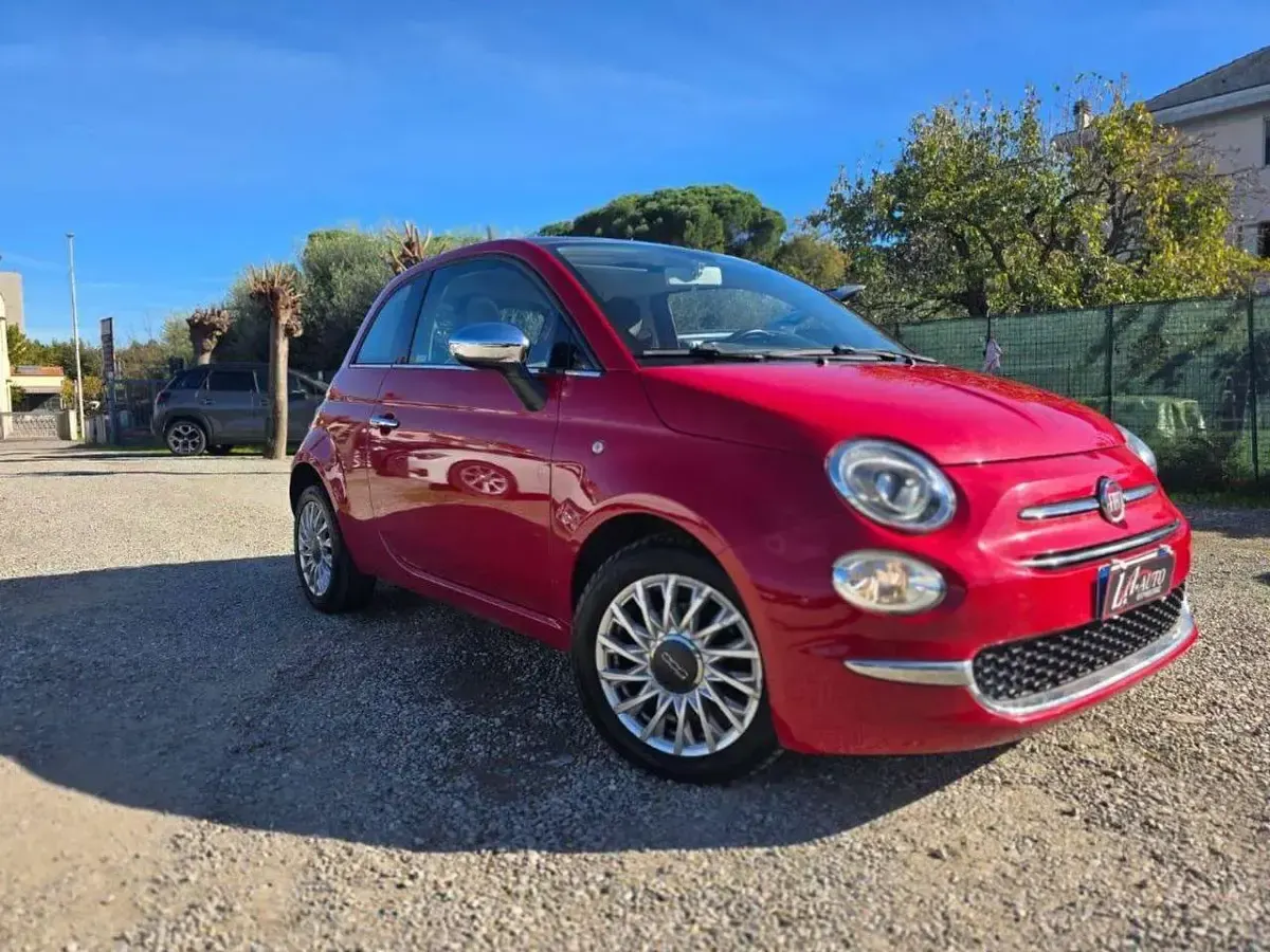 Usata Fiat 500C Lounge 69 CV (50 kW) 2017 Rosso Cabrio