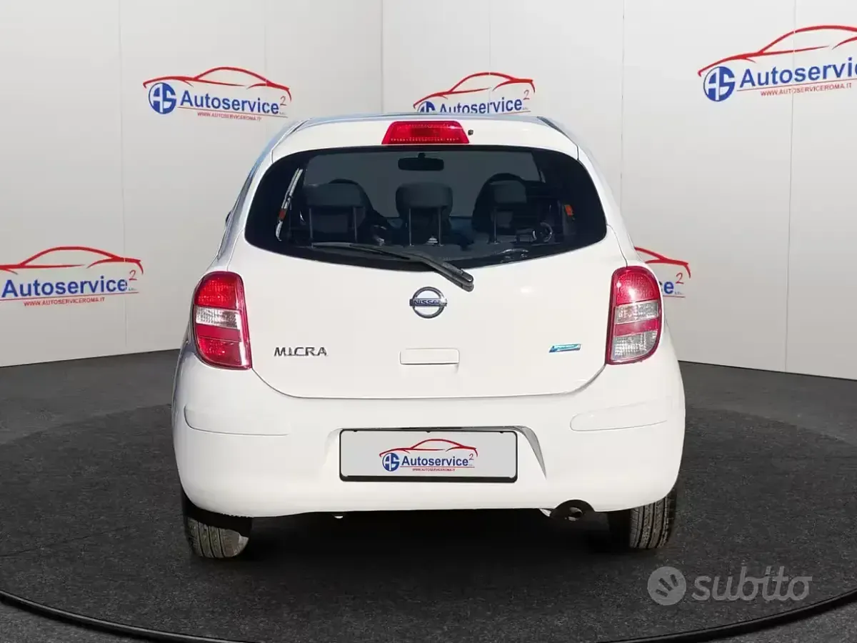 Usata Nissan Micra Tekna 80 CV (58 kW) 2011 Bianco Utilitaria