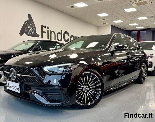Usata Mercedes C220 AMG Line Premium 200 CV (147 kW) 2022 Nero ossidiana Station wagon