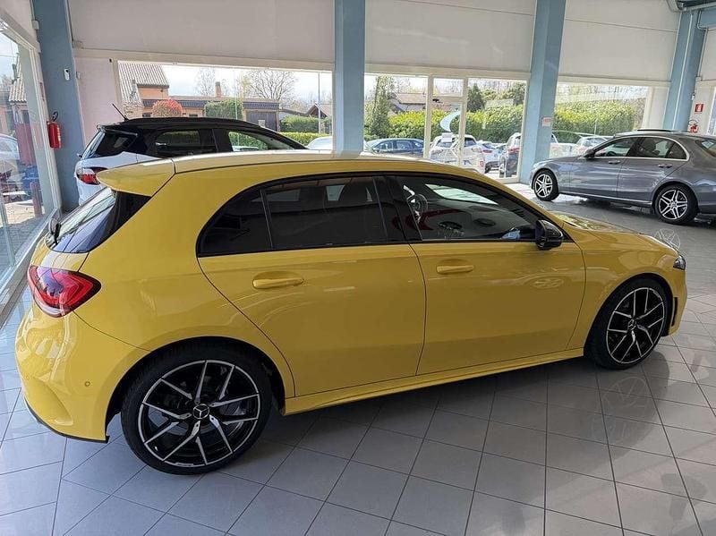 Usata Mercedes A180 Premium 116 CV (85 kW) 2021 Giallo Berlina