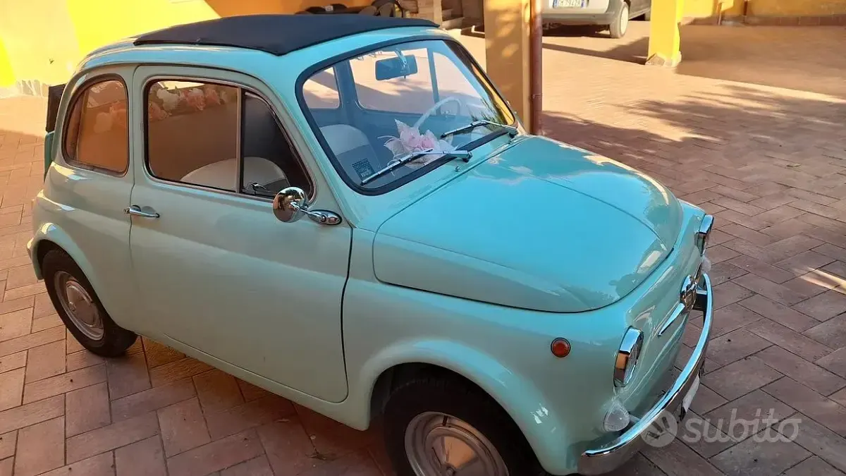 Usata Fiat 500 1960 Bluazzurro Utilitaria