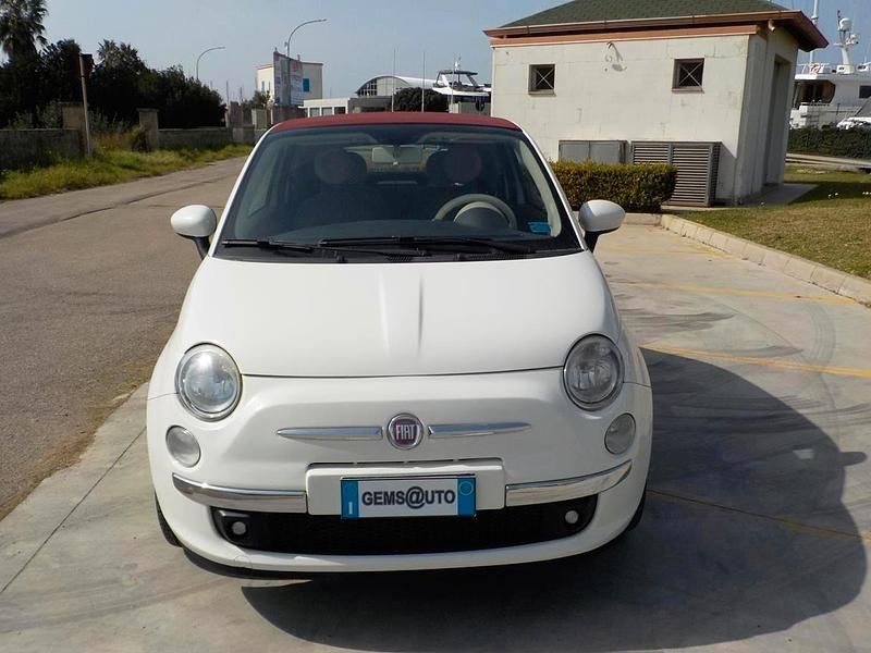 Usata Fiat 500C Rock 95 CV (69 kW) 2012 Bianco Cabrio