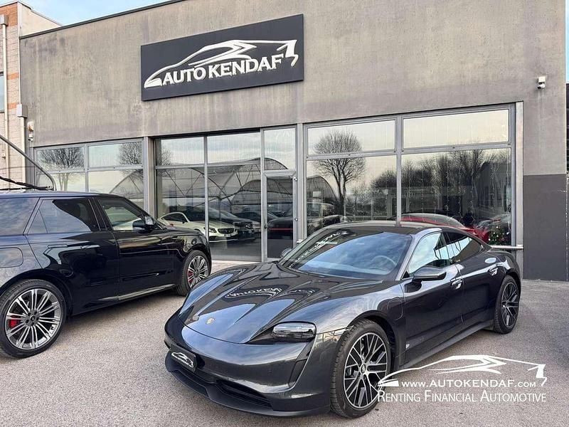 Grigio vulcano metallizzato Usata 2021 Porsche Taycan Performance Package Coupé | 53.900 € (Buon prezzo) - Immagine 1/4