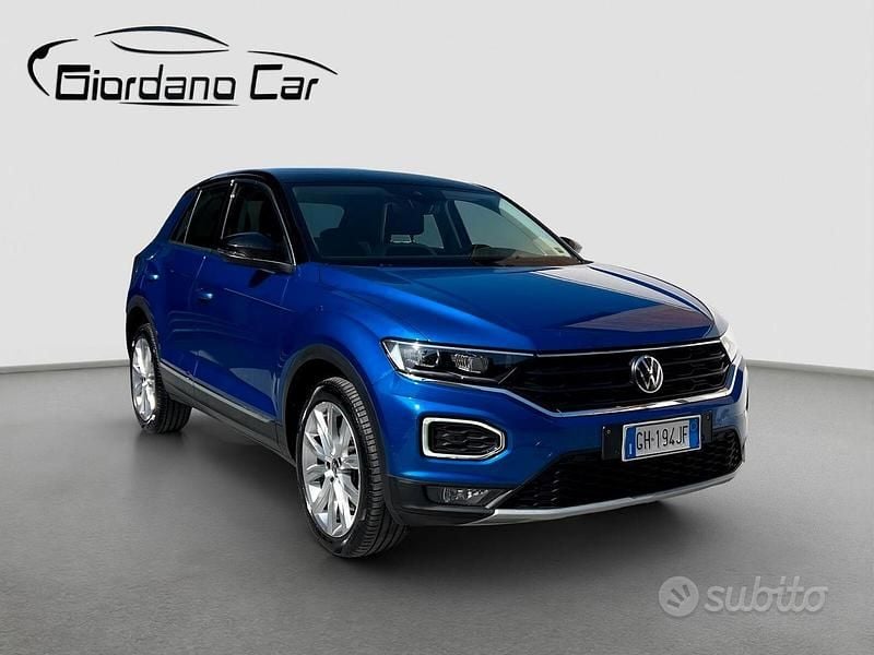 Usata VW T-Roc Advance 150 CV (110 kW) 2021 Blu SUV