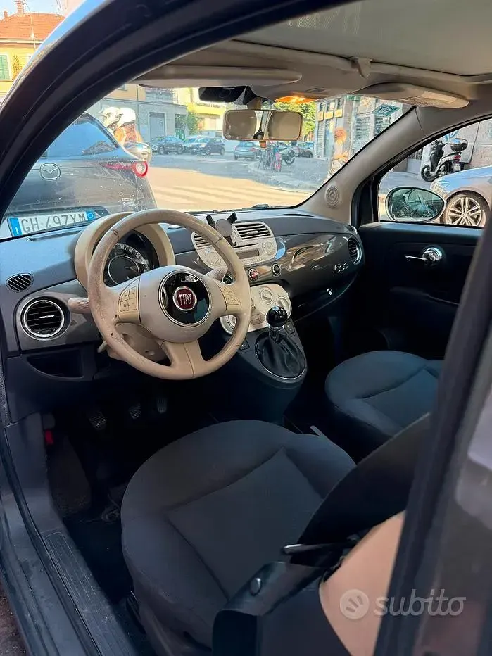 Usata Fiat 500 69 CV (50 kW) 2013 Grigio Berlina
