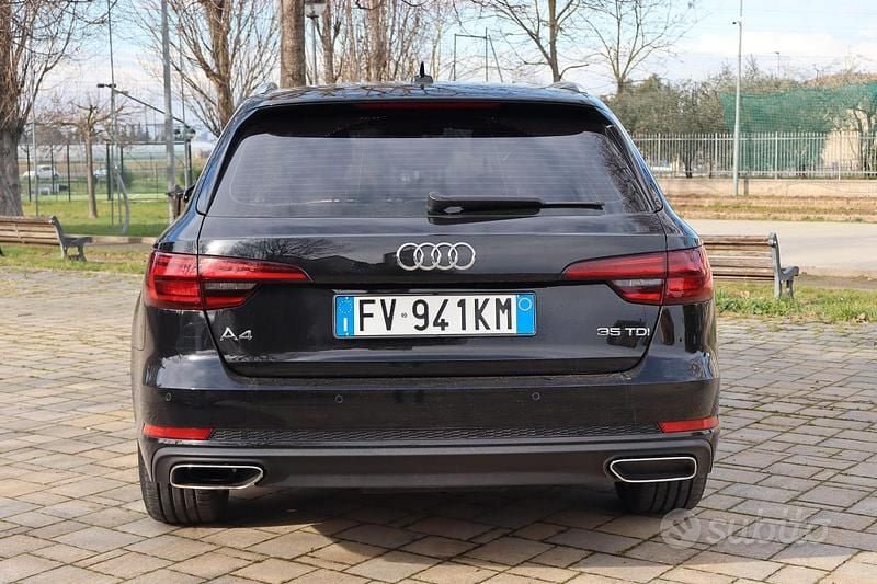 Usata Audi A4 150 CV (110 kW) 2019 Nero Berlina