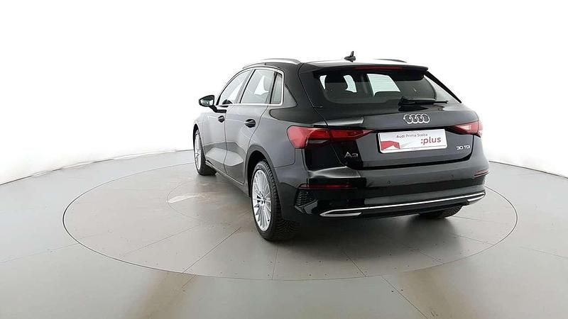 Usata Audi A3 Advanced 150 CV (110 kW) 2022 Nero mito metallizzato Berlina