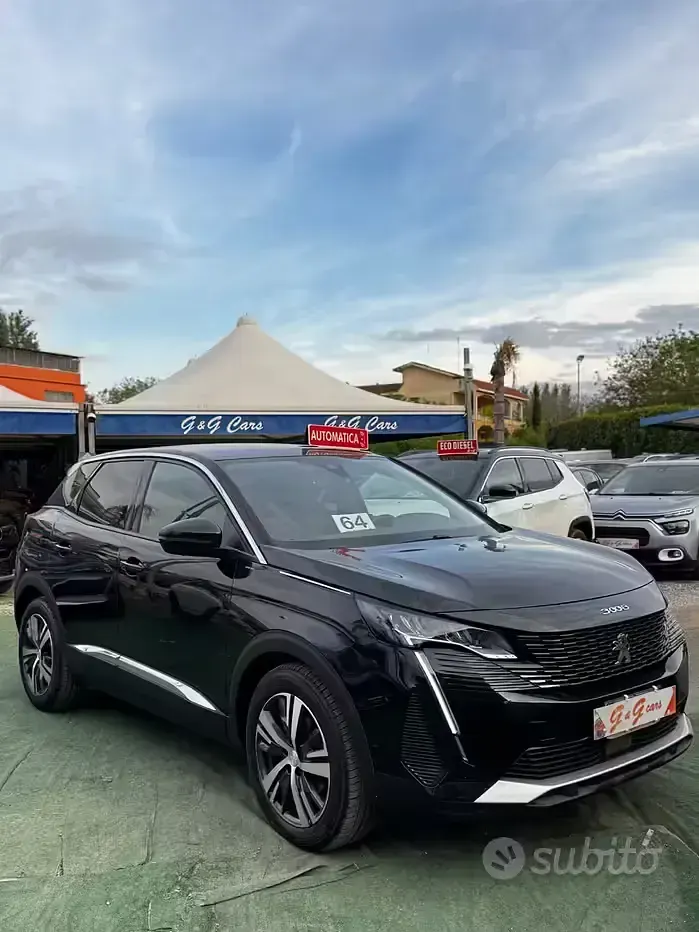 Usata Peugeot 3008 Allure 131 CV (96 kW) 2022 Nero SUV
